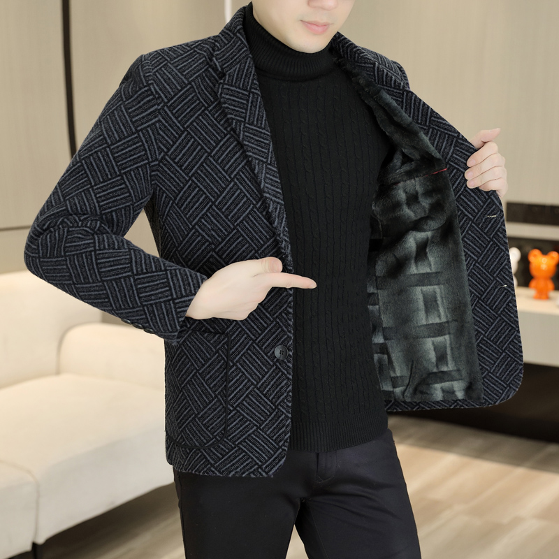 Men'S Formal Wear In Winter - Blazer Autumn and Winter Men's Fashion