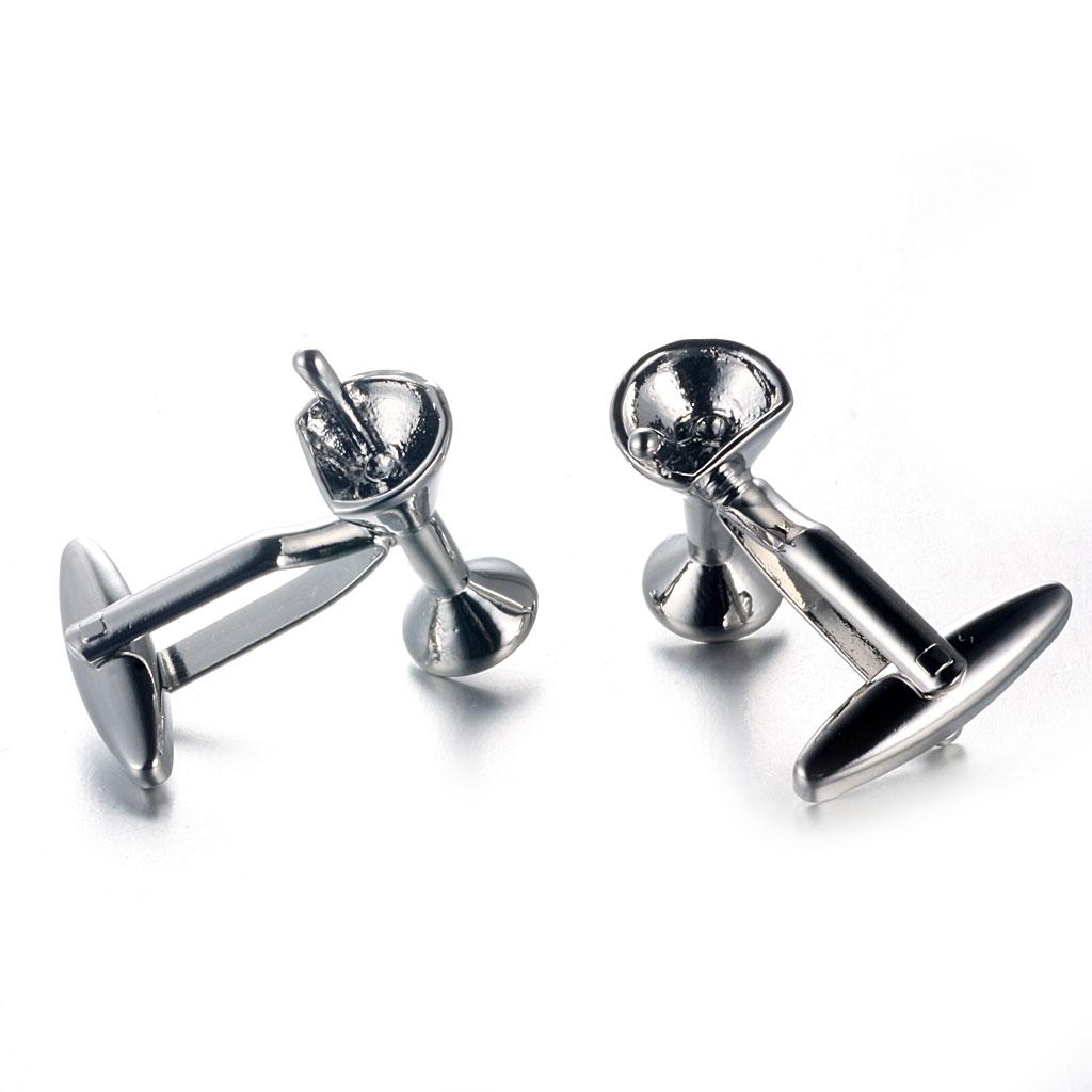 Mens Cufflinks Brass Silver Fa - đánh giá và giá Cufflinks Silver Set