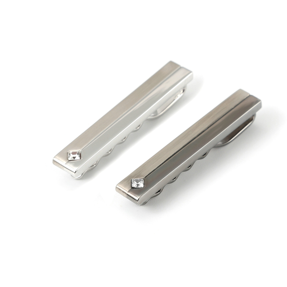 Simple Geometric Diamond Studd - đánh giá và giá Cufflinks Silver Set