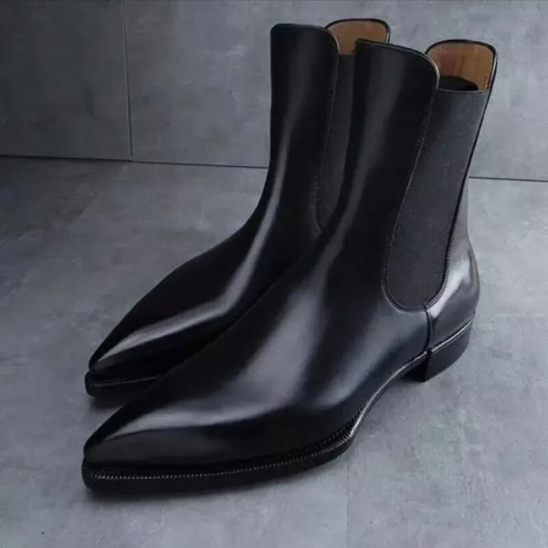 Men Fashion Chelsea Boots Blac - đánh giá và giá Men Formal Wear Brands