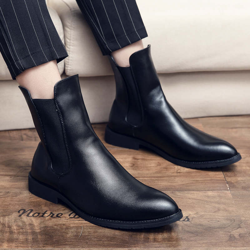 Men Fashion Chelsea Boots Blac - đánh giá và giá Men Formal Wear Brands