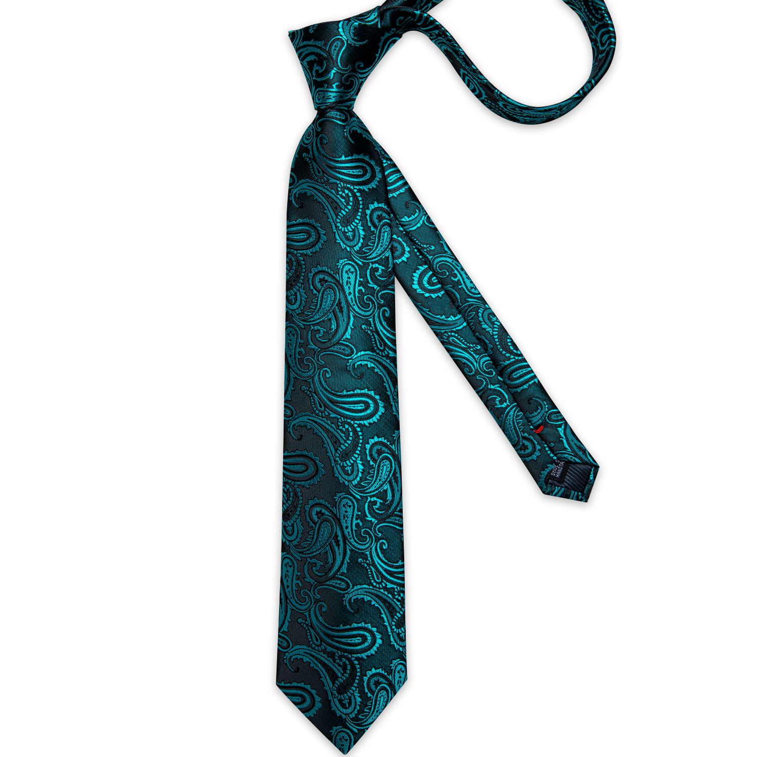 Jacquard Paisley Men Tie Set N - đánh giá và giá Cufflinks Silver Set