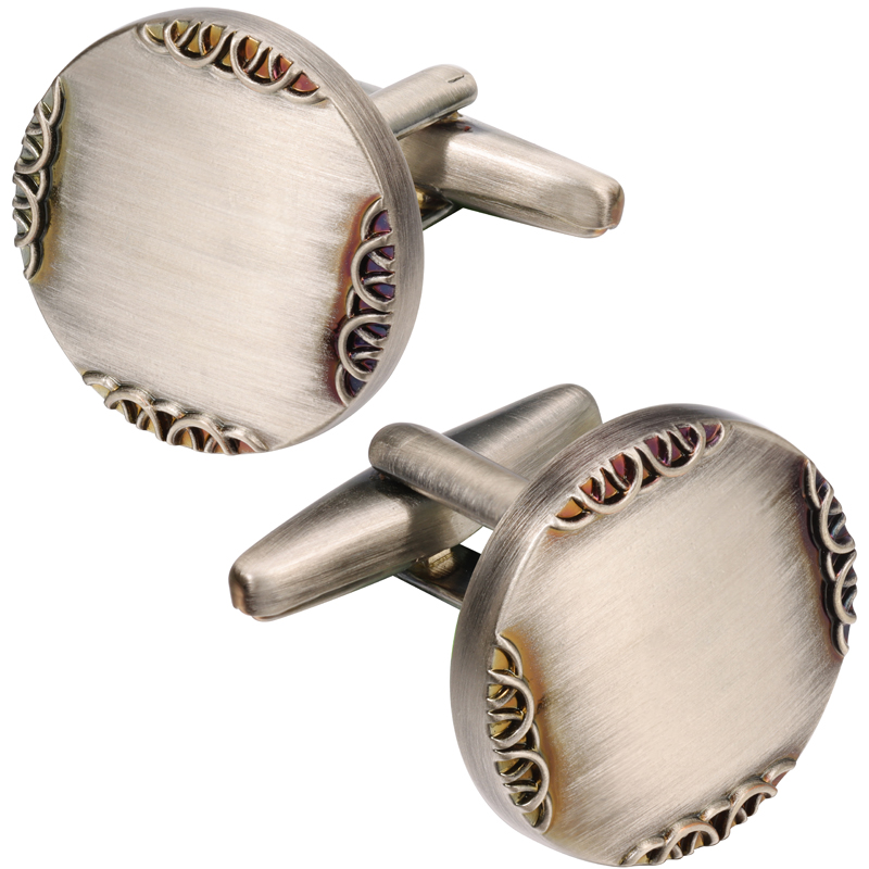 Mới Cổ Màu Bạc Khuy Măng Sét V - đánh giá và giá Cufflinks Silver Set