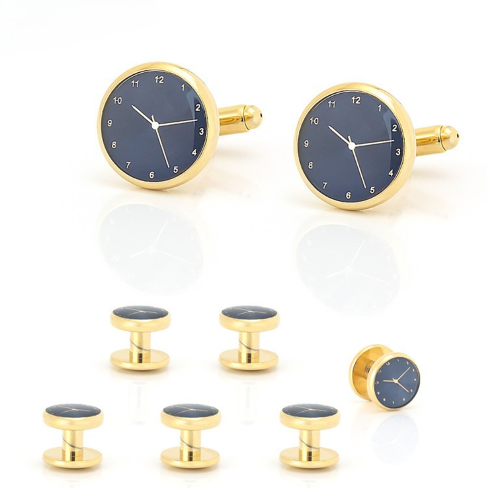 Time Aesthetics Gold Silver Cl - đánh giá và giá Cufflinks Silver Set