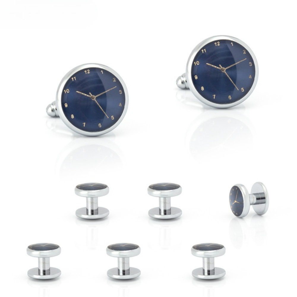 Time Aesthetics Gold Silver Cl - đánh giá và giá Cufflinks Silver Set