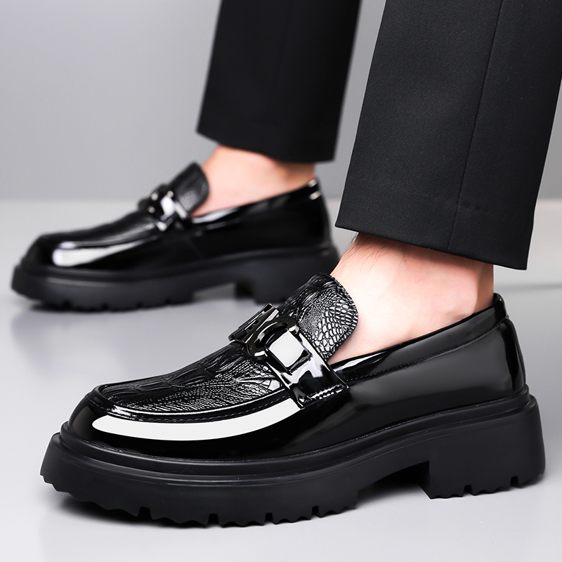 Men Leather Shoes Spring Briti - đánh giá và giá Formal Men Daily Wear Footwear