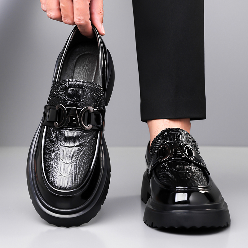 Men Leather Shoes Spring Briti - đánh giá và giá Formal Men Daily Wear Footwear