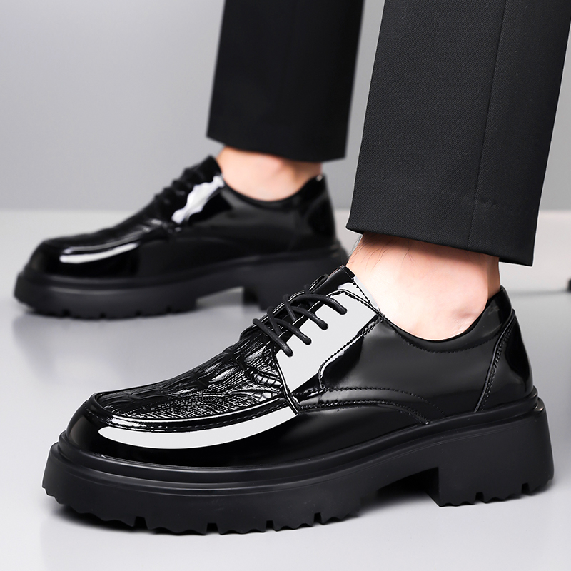 Men Leather Shoes Spring Briti - đánh giá và giá Formal Men Daily Wear Footwear