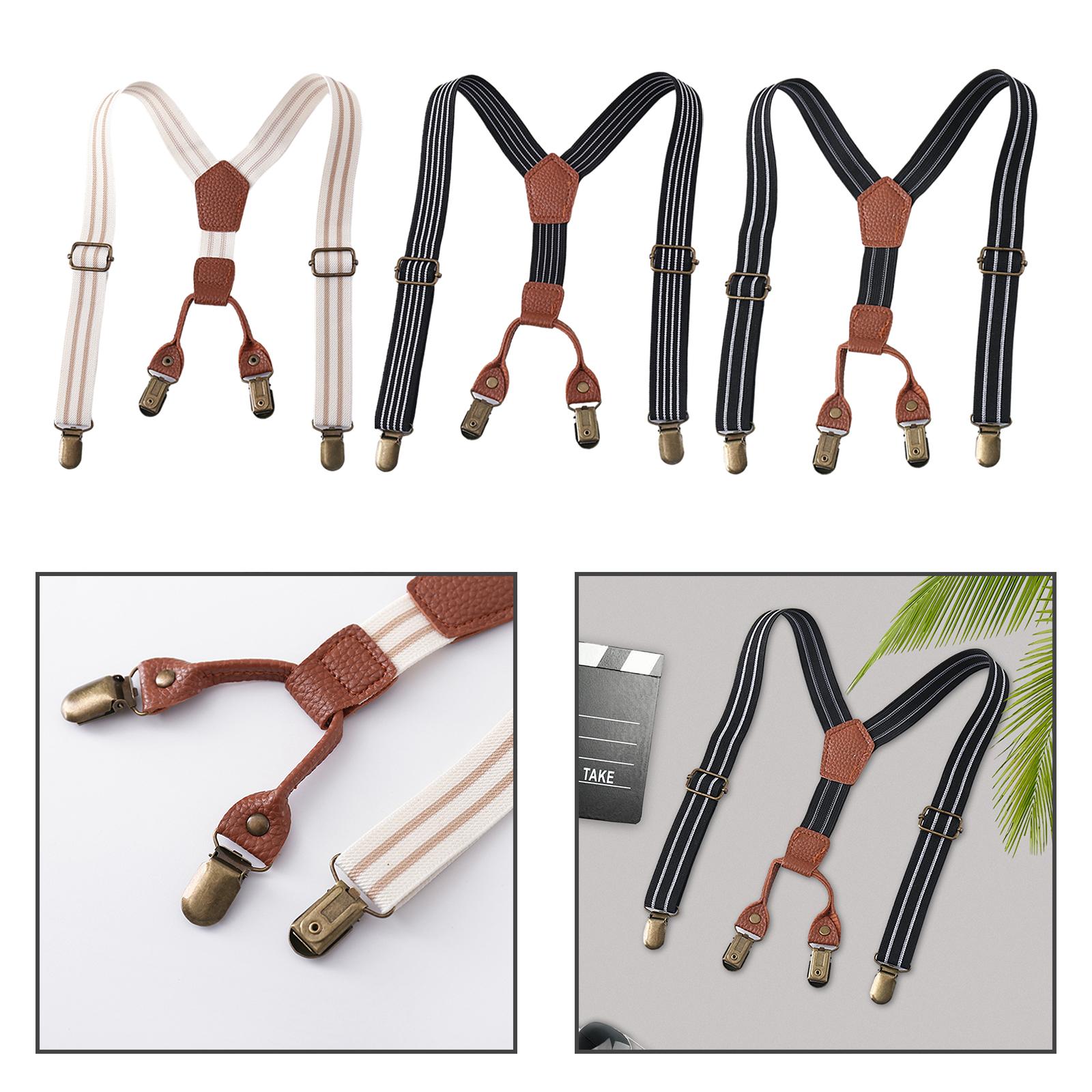 Leather Kids Suspenders for Pa - đánh giá và giá Suspender Clip Formal