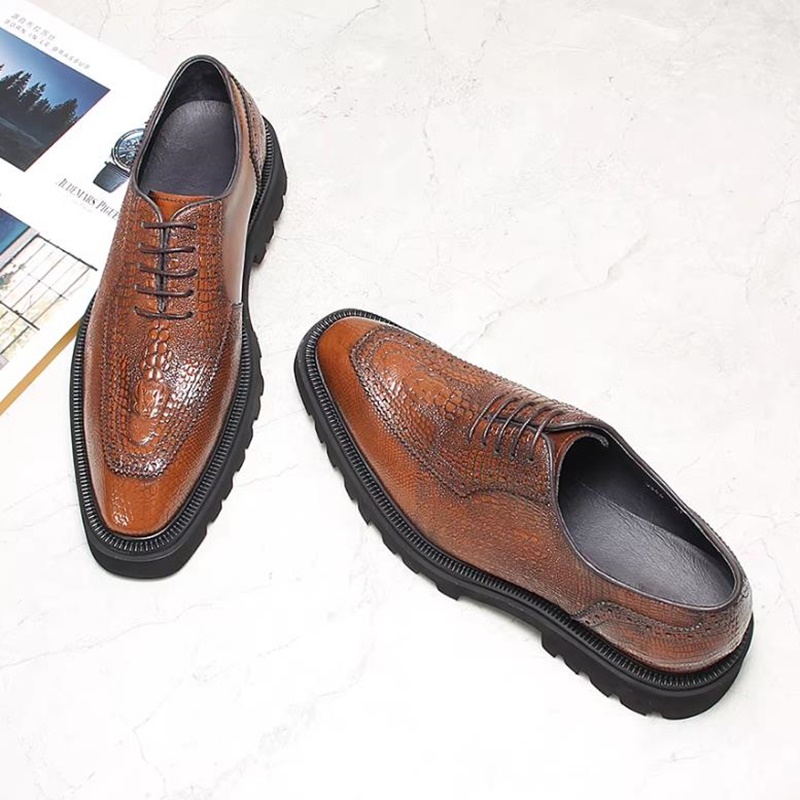 High-end Crocodile-pattern Lea - đánh giá và giá High End Men'S Formal Wear
