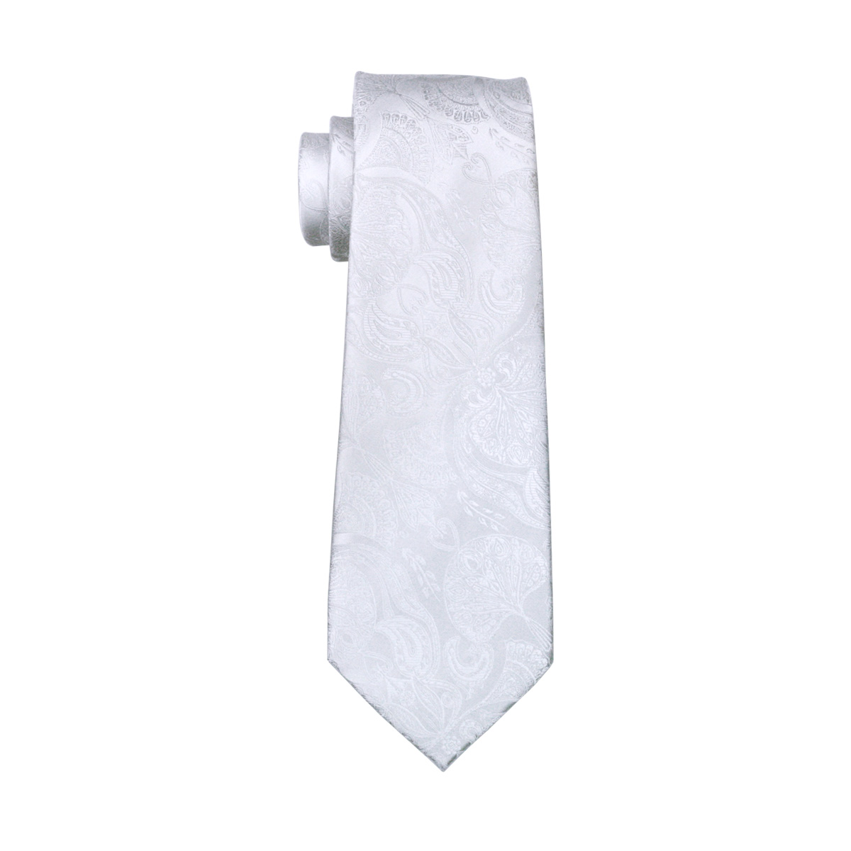 FA-393 Cà Vạt Nam Trắng Họa Ti - đánh giá và giá Cufflinks Silver Set