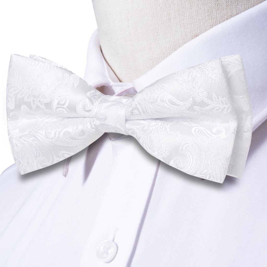 Hi-Tie Mens Bow Tie Hanky Cuff - đánh giá và giá Cufflinks Silver Set