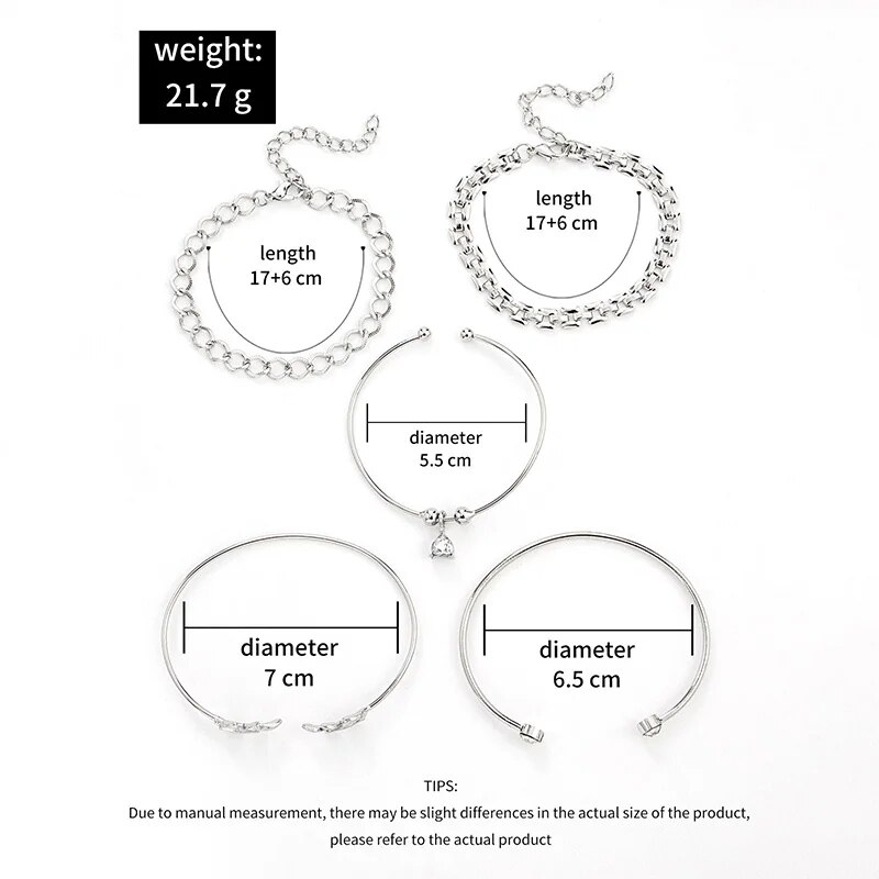 Bohemian Leaves Bracelet Set F - đánh giá và giá Cufflinks Silver Set