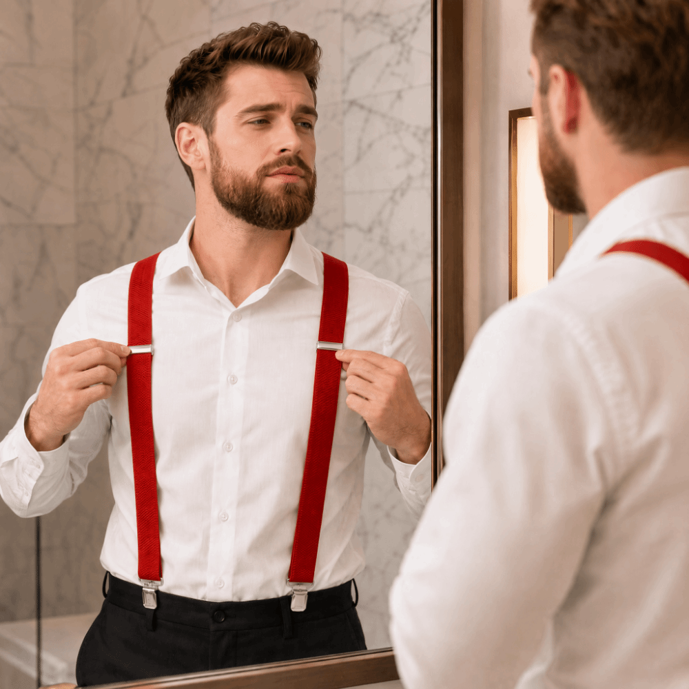Elastic Heavy Duty Suspenders  - đánh giá và giá Suspender Clip Formal