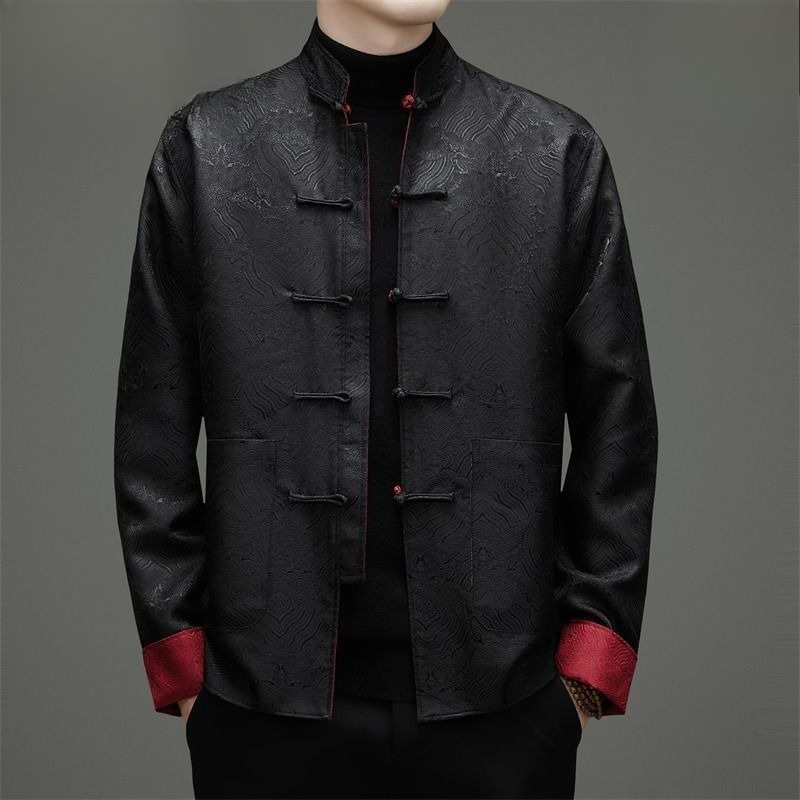 Tang-style Men Long-sleeved Do - đánh giá và giá Men'S Style Formal Wear