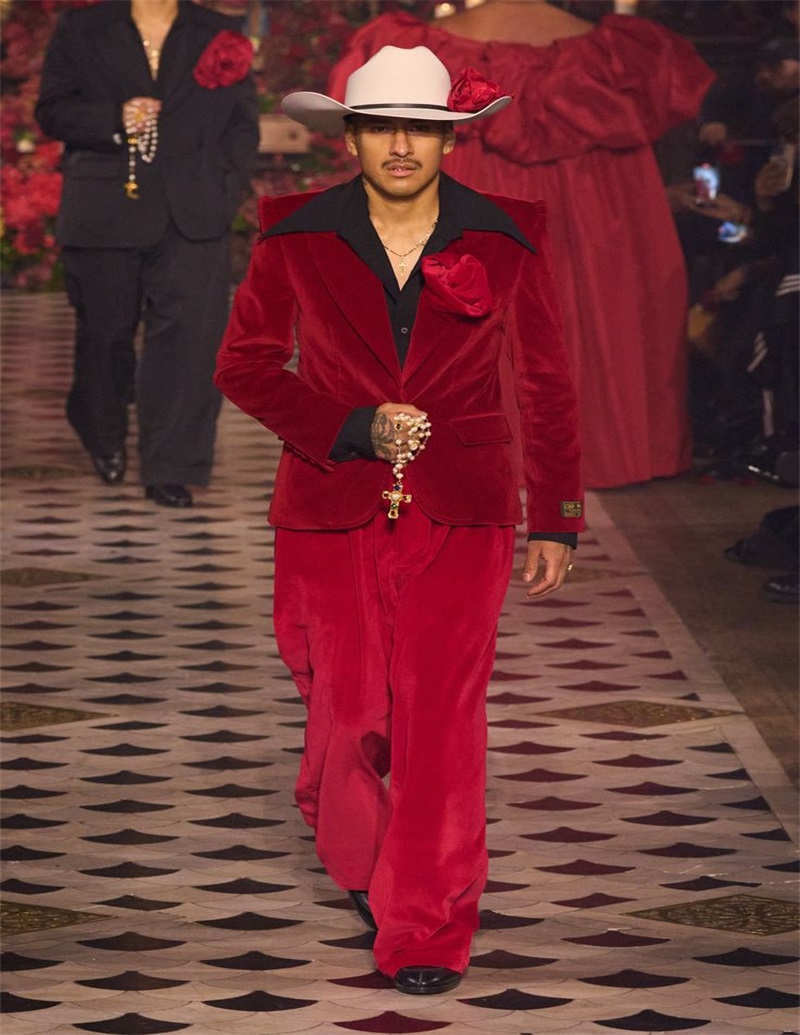 Red Men Suits Set 2 Pieces Bla - đánh giá và giá Men Formal Wear Red