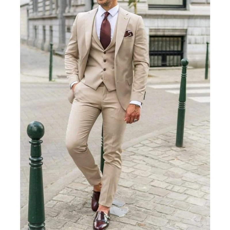 Notch Lapel Men Suits Slim Fit - đánh giá và giá Men'S Formal Wear In Winter