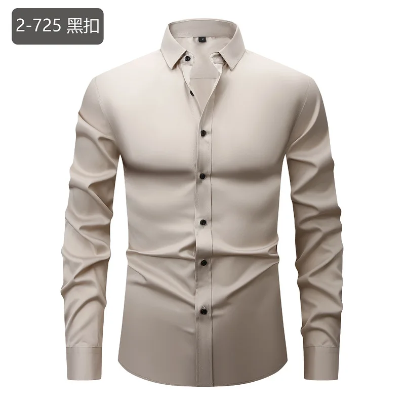 New Arrival Men's Solid White  - đánh giá và giá Men Formal Office Wear Shirts