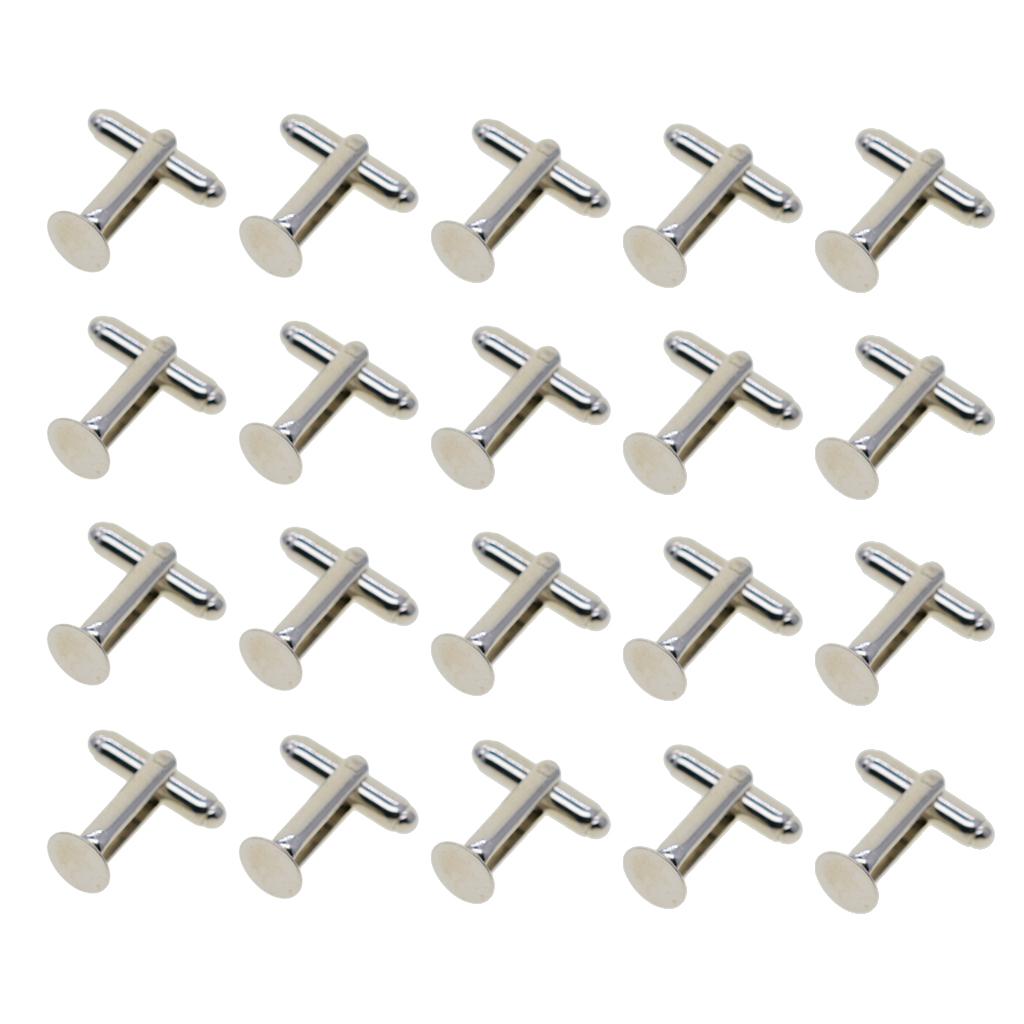 20Pc Silver Plate Cuff Links 8 - đánh giá và giá Cufflinks Silver Set