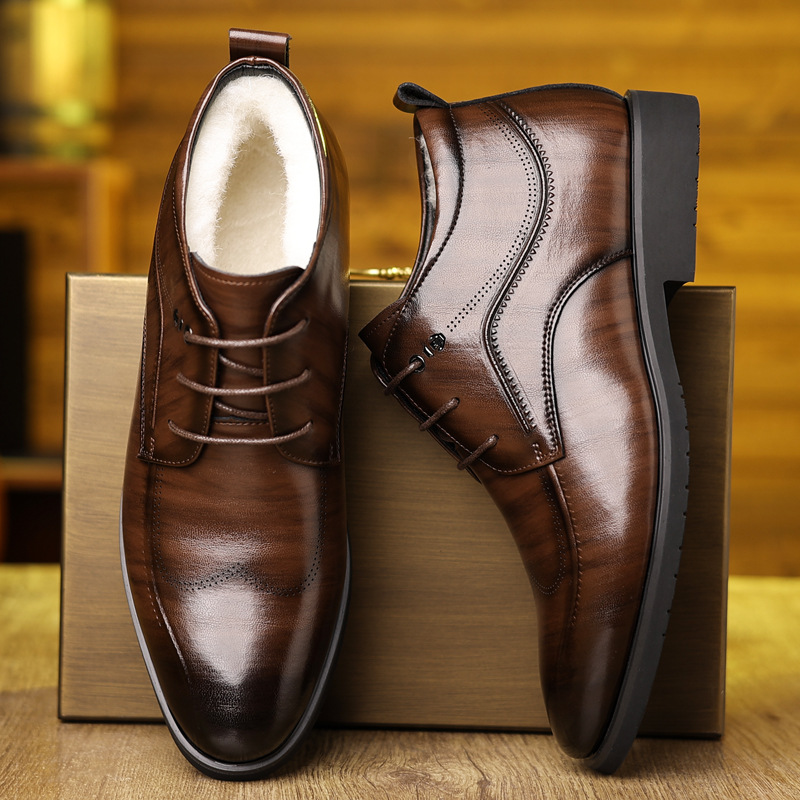 Men's Winter Leather Shoes Vel - đánh giá và giá Men'S Style Formal Wear