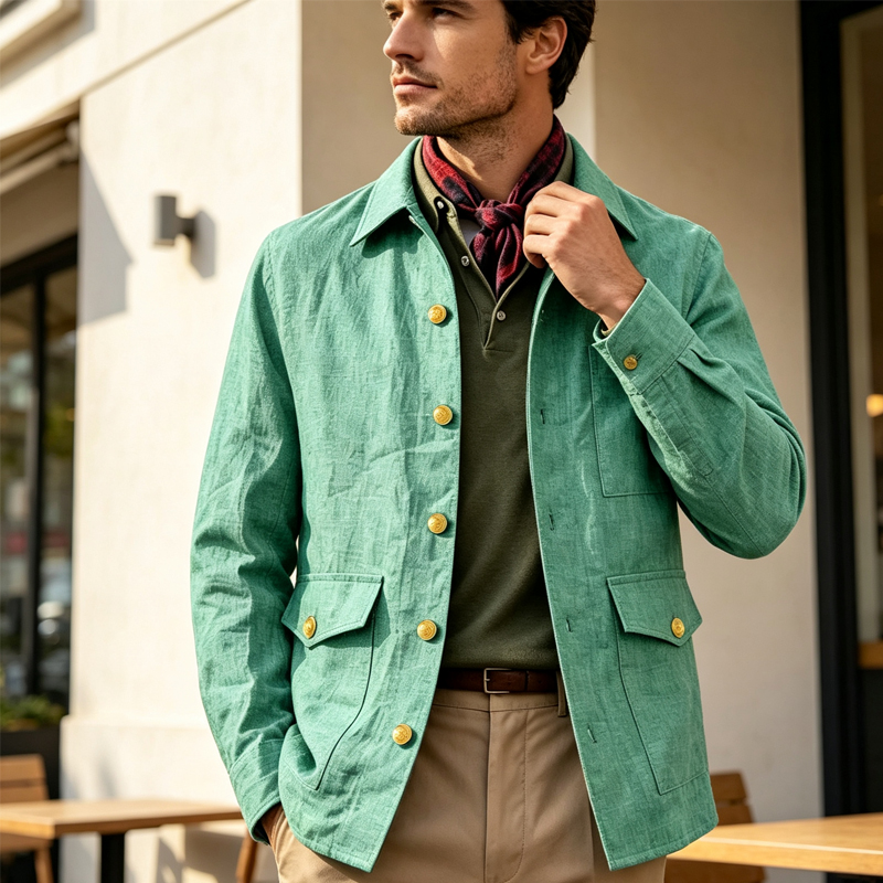 Vintage Men's Linen Jacket Lap - đánh giá và giá Men'S Style Formal Wear